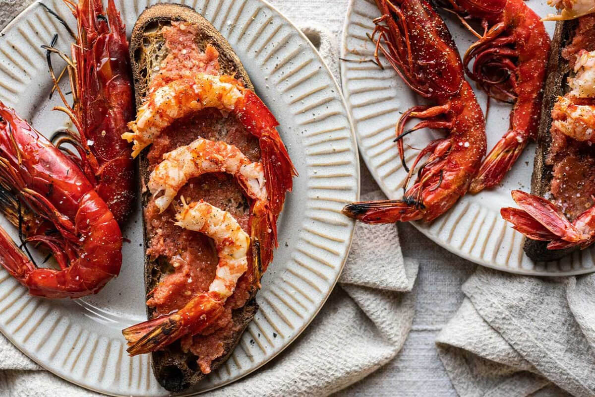 Tôm Carabineros là món ăn thượng phẩm